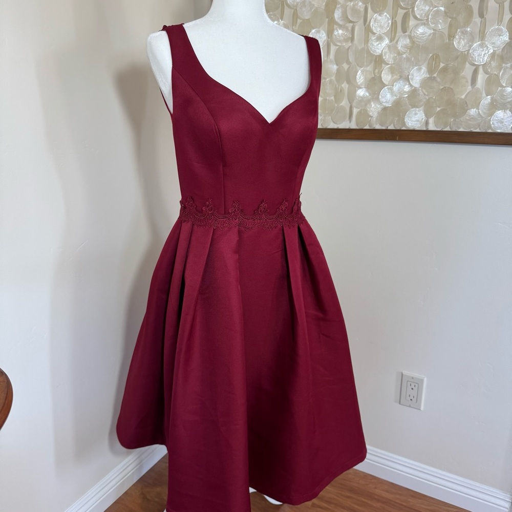 Chichi London Mesh Backed Formal Dress